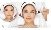 Pulizia del viso con Hydradermie doppia ionizzazione